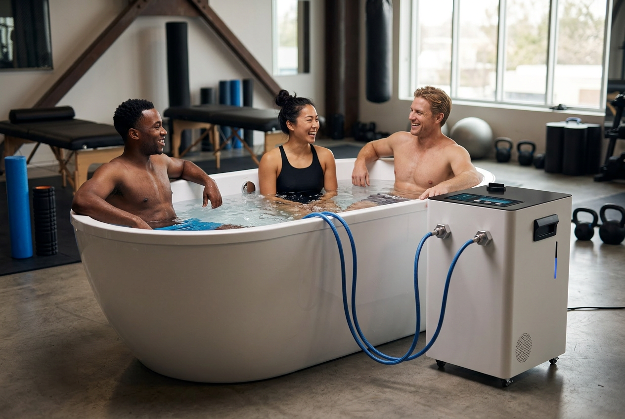 Bath One™ — hydrogen-rich bathing session in a luxury wellness setting