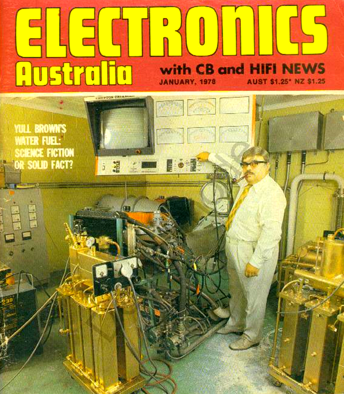 Yull Brown, inventor of oxyhydrogen technology, Water Fuel Holdings, Sydney