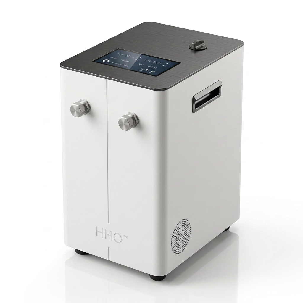 Bath One™ hydrogen bath machine — front three-quarter master render on white